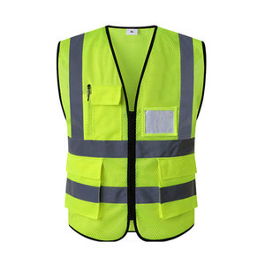 
Reflective safety vest construction security vest construction site sanitation traffic building night light-emitting reflective clothing customization