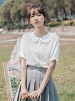 Белая кукла, летняя милая рубашка, французский стиль, кукольный воротник, в западном стиле