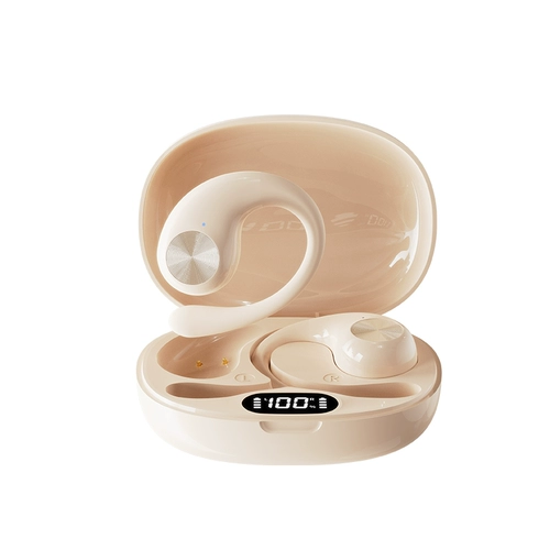 Наушники Bluetooth, которые не попадают в кости ушей и не проводят беспроводной спорт без боли в течение длительного времени, высокой, большой батареи для мужчин и женщин