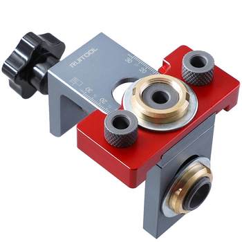 
Woodworking three-in-one hole punch center splicing locator