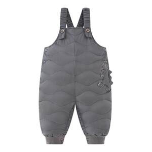 
Mini Balabala children's down overalls 2025 winter boys and girls baby three-proof down pants outside