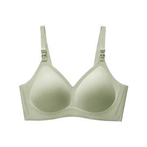 October crystal 5D zero-sense anti-gravity push-up bra for pregnant and postpartum women during lactation, postpartum breast milk bra, anti-sagging