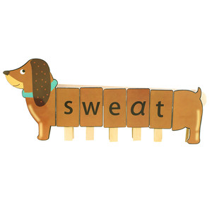 
Kindergarten early education educational area toys handmade parent-child fine movement training English letter spelling teaching aids