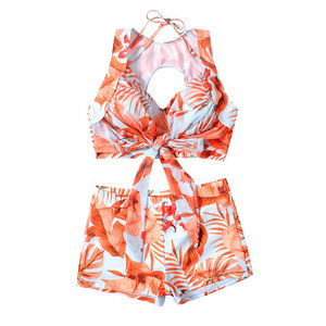 Yifu swimsuit women's new sexy bikini beach vacation three-piece set slimming hot spring swimming suit
