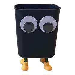 Big-eyed Cute Trash Can Cartoon Creative Living Room Home Cute Ornaments Home Office Bedroom Soft Decorations