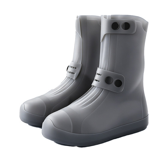 
Rain shoe covers, waterproof, non-slip, men's and women's rain boots, thickened, wear-resistant, repeatedly used in rainy days, adult foot covers, water shoes