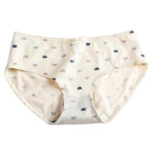 A/Bab Underwear [3 Pack] Elastic Cotton Underwear Flat Foot Antibacterial Mid Low Waist Women's Shorts Flagship Store Y518