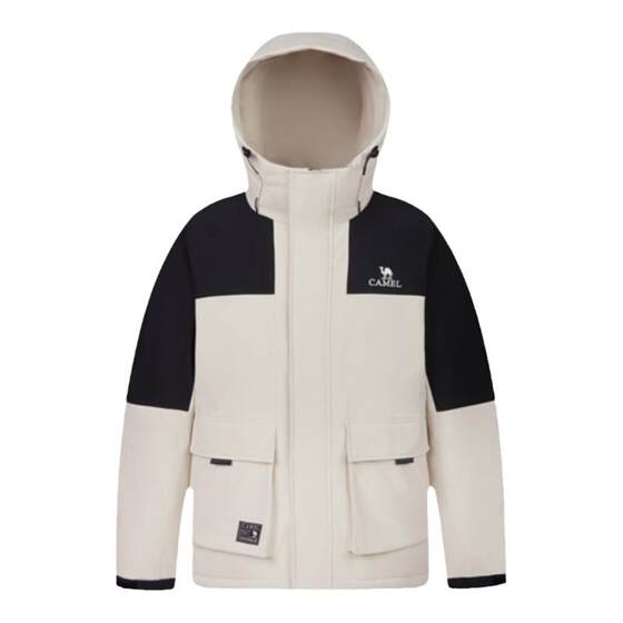 
Camel Dragon Down Jacket pro winter 2025 new thickened and warm outdoor hooded cold-proof workwear jacket for men