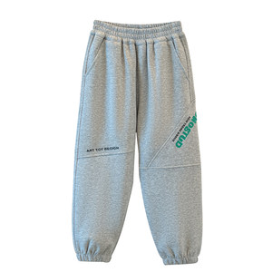 
Boys sweatpants autumn and winter 2025 new medium and large children's clothing winter velvet children's pants boys casual sweatpants