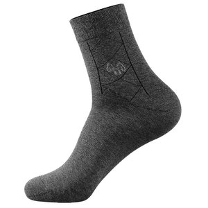 
Hengyuanxiang socks men 100% pure cotton odorproof autumn and winter men's mid-tube socks, sweat-absorbing and breathable business men's socks