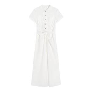 
Eryang Design [Xinran] Commuting Intellectual Style Dress Women's 100 Cotton Twist White Shirt Long Skirt