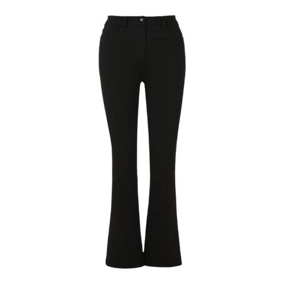 Langzi Hallda Bago White Goose Velvers retro micro -black technology long pants ladies in winter new outer pants