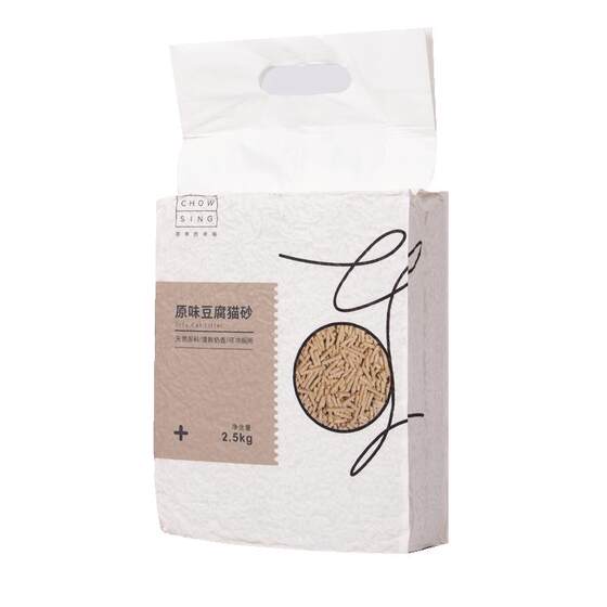 
Pet tofu cat litter 2.5kg*4 bags of deodorizing and low dust 10 males * 0.5kg20*0.5kg Green tea activated carbon cat litter can flush the toilet