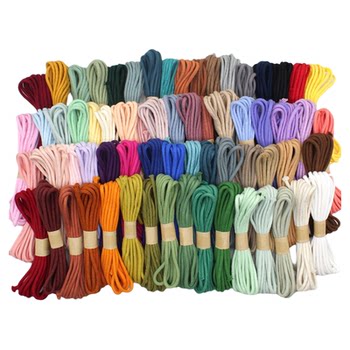 3mm core cotton rope handmade cotton thread without elasticity
