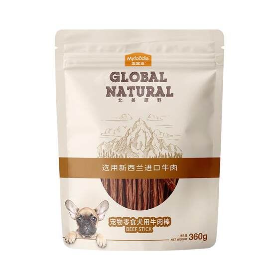 
McFoodie Dog Snacks Pet Teddy Beef Sticks Dog Snacks Adult Dogs Puppies Dog Training Rewards 360g
