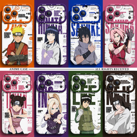 Naruto Uzumaki & Hinata Hyuga Anime Eye Lens 15 iPhone Case
