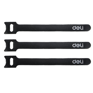 
Deli Velcro cable tie cable manager messy computer data cable storage fixing cable manager storage sorting wire bundled desktop traceless fixer power cable office desktop