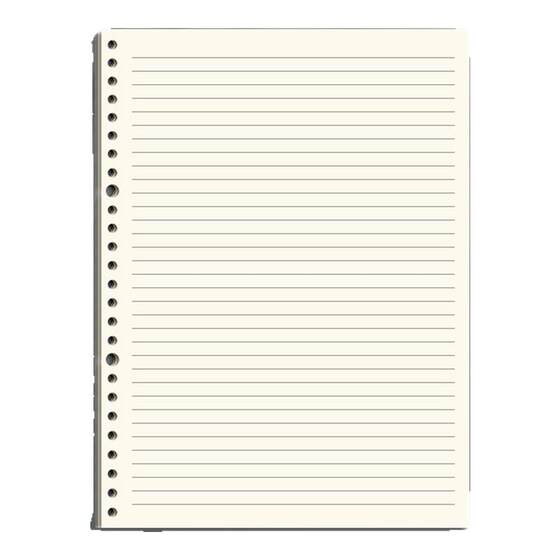 
Loose-leaf paper B5 inner core removable notebook a5 horizontal line 26 holes thickened inner pages for middle and high school students