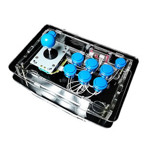 Mobile rocker computer joystick transparent box rocker rocker boxing rock game machine joystick without delayed fixture