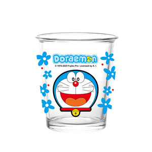 
KKV Doraemon series glass cup cartoon surrounding household milk coffee student office drinking water cup