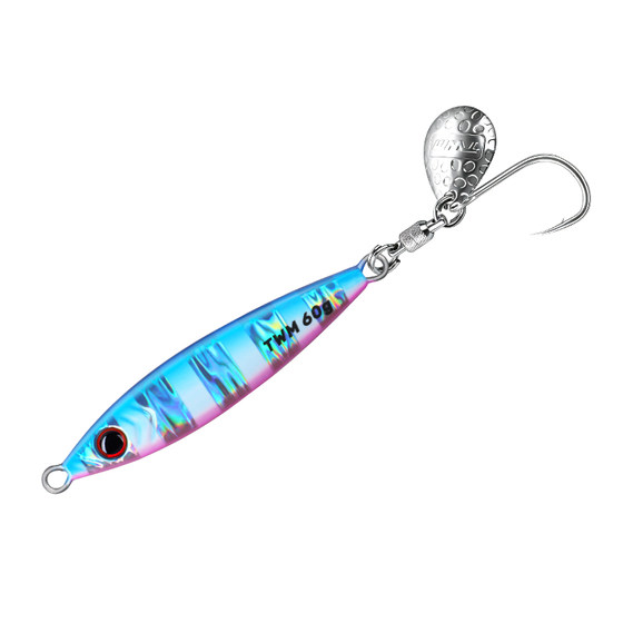Shore cast quick pump luminous boutique little fat iron plate lure fake bait Seike 8268-4X sequin hook sea fishing boat fishing