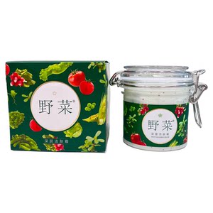
Wild vegetable cleaning cream with anti-counterfeiting code 200g deep skin cleanser face moisturizing skin rejuvenation and moisturizing oil removal