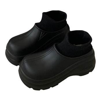 Fine strip warm, velvet, waterproof wild snow boots
