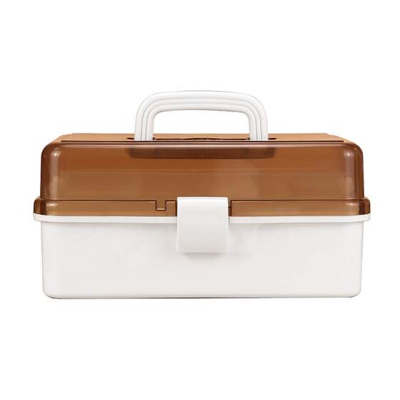 Multi-layer tool storage box cosmetic storage box sorting box storage thickened multi-functional sorting box suitcase medicine box needle and thread storage box pedicure hardware sewing manicure tool storage box