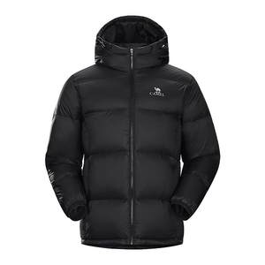 
Camel Down Jacket Bread Jacket Uniform Solid Color Hooded Warm White Duck Down Short Down Jacket for Men and Women