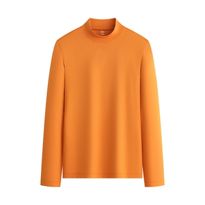 
[High-pin inner wear] Xiahu Family 80 half-high neck long-sleeved T-shirt autumn and winter antibacterial breathable long velvet cotton 401