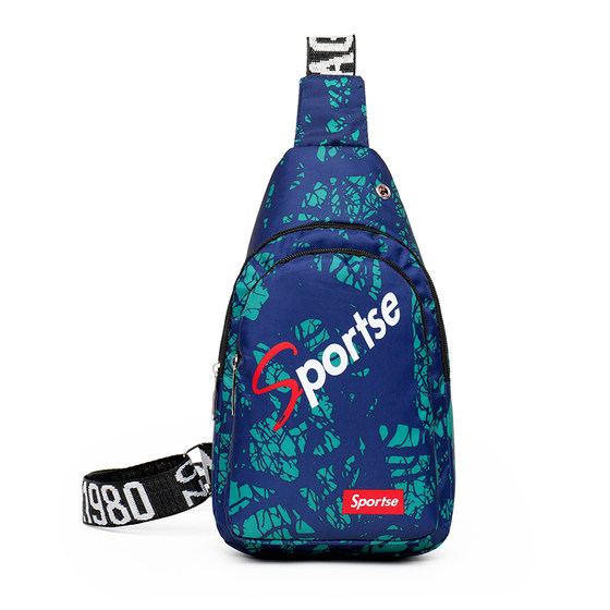 
Bag 2024 new fashion Korean version of waterproof crossbody chest bag for men and women universal crossbody backpack versatile side shoulder bag simple