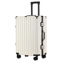 High-Value Suitcase For Women And Men With Mute Wheels And Durable Leather Material