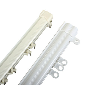 Curtain curtains and accessories rail top installed aluminum alloy track side installed nano -dispel sound sliding rail curtain guide rail
