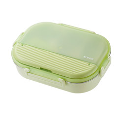 Supor student lunch box stainless steel divided plate