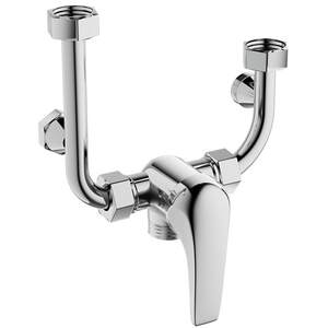 
Electric water heater mixing valve, shower hot and cold faucet, bathroom exposed shower accessories, U-shaped valve switch