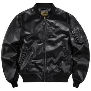 VIP retro MA1 pilot jacket male locomotive leather jacket loose American work jacket tide brand handsome baseball uniform

