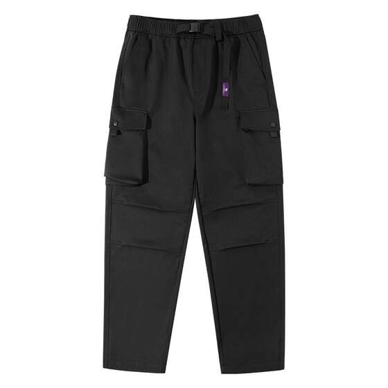 
Camel men's wide-leg work clothes trousers men's warm new straight-leg tying pure cotton casual sports trousers autumn and winter