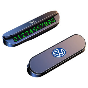 Temporary parking number plate car ornaments luminous car phone transfer license plate high-quality sense interior