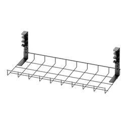 Under-desk cable management rack, under-desk cable storage artifact