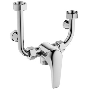 
Universal Midea Haier electric water heater mixing valve bathroom shower hot and cold exposed faucet U-shaped valve accessories