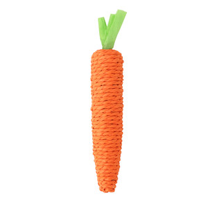 Cat toy cute carrot self -relief, bite, grinding teeth, grinding claws with bells teasing cat stick kitten cat products