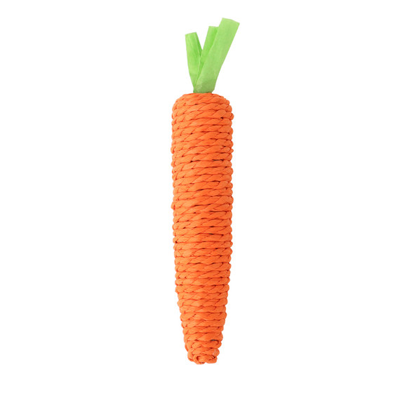 Cat toy cute carrot self -relief, bite, grinding teeth, grinding claws with bells teasing cat stick kitten cat products