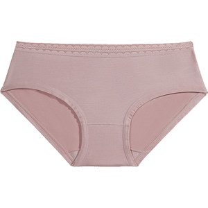Sanfu female low -waist underwear INS style, simple solid color basic elastic bag hip pants 429635