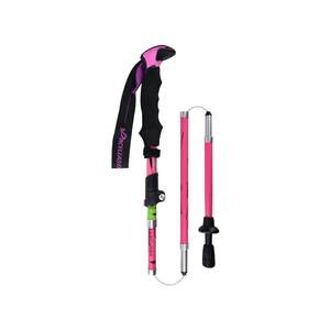 
Leader carbon fiber trekking pole carbon ultra-light outdoor professional hiking non-slip folding cross-country walking pole pink female