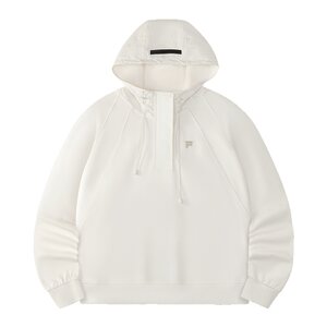 
FILA FUSION Women's Hooded Sweatshirt 2025 New Style Casual Loose Knitted Top