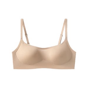 
Jing Sanchun Seamless Tube Top Nude Small Breast Thin Cup Wireless Soft Support Girls Bra 2026 New Style