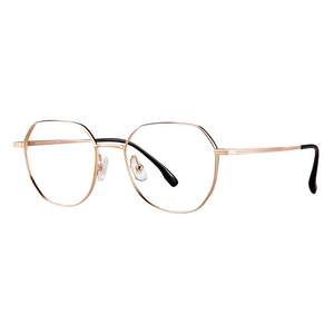 
Helen Keller myopia glasses frame for women with round face and large frame with ultra-light pure titanium frame. The frame can be customized with different heights.