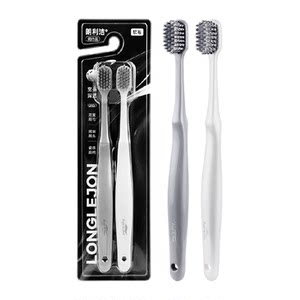
Langlijie silver ion wide-head toothbrush paste genuine brand pregnant women confinement stain removal independent special vertical brush 2 packs