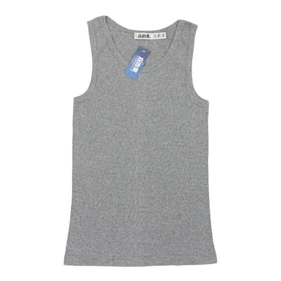 
Yiershuang Men's Full-pure Cotton Fitness Patch Needle Large Thick Rib Wide Edge Sweat Absorbing Vest Base L8322N/L5302