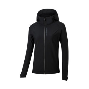 
361 Degree Sports Jacket Women's 2024 Winter New Rain Screen Windproof Warm Plus Velvet Windbreaker Hooded Women's Windbreaker